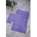 Светло фиолетовый набор ковриков для ванной и туалета