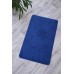 Комплект ковриков для ванной темно синего цвета однотонные