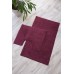 Набір килимків вишневий відтінок для ванної кімнати