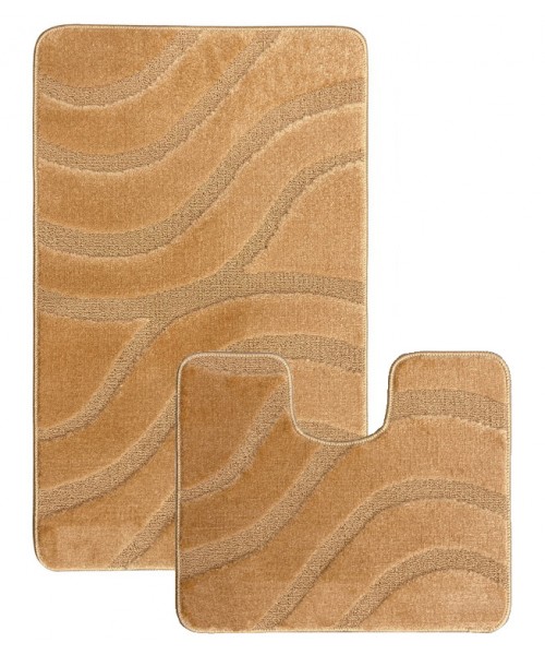 Набор из двух ковриков для ванной MAXIMUS SYMPHONY D.BEIGE 60*100 50*60 см