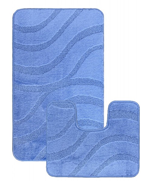 Набор из двух ковриков для ванной MAXIMUS SYMPHONY BLUE 60*100 50*60 см