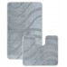Набор ковриков мягких ванна туалет серый цвет