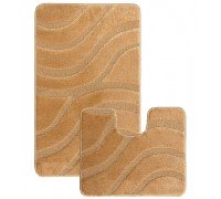 Набор из двух ковриков для ванной MAXIMUS SYMPHONY D.BEIGE 60*100 50*60 см