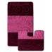 Набор фиолетовых ковриков для ванной на резиновой основе