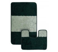 Набор ковриков ванна туалет MAXIMUS SILE HUNTER GREEN 60*100 50*60 см