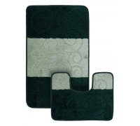 Набор ковриков ванна туалет MAXIMUS SILE HUNTER GREEN 60*100 50*60 см