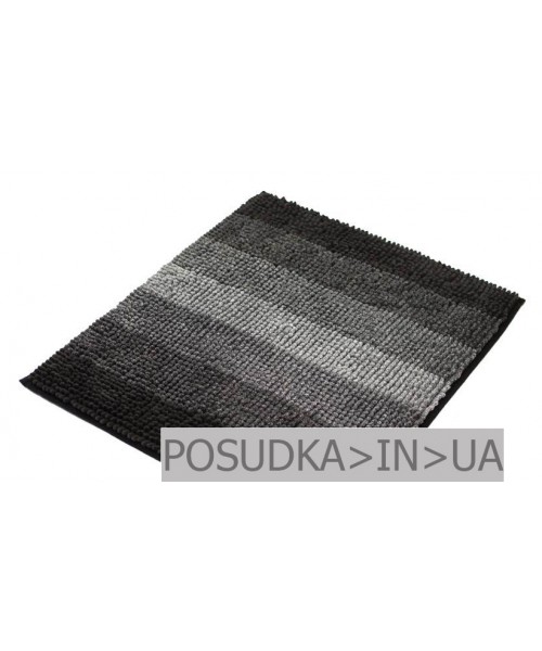 Коврик микрофибра 50*60 см Дариана Махрамат ЧЕРНО-СЕРЫЙ