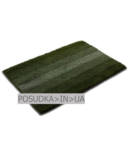 Коврик микрофибра 60*90 см Дариана Махрамат ТЕМНО-ЗЕЛЕНЫЙ