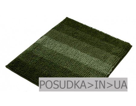 Килимок мікрофібра м'який 50*60 см Махрамат ТЕМНО-ЗЕЛЕНИЙ