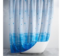 Штора для ванной Jackline Drop Blue 240*200 см