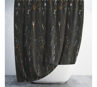 Штора для ванной Jackline Black Stone 240*200 см