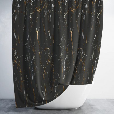 Штора для ванной Jackline Black Stone 240*200 см