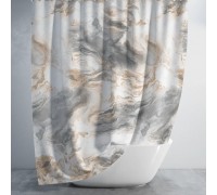 Штора для ванной Tropik Marmor Grey 240*200 см
