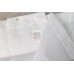 Шторка для ванной из ткани однотонная белый цвет полиестр