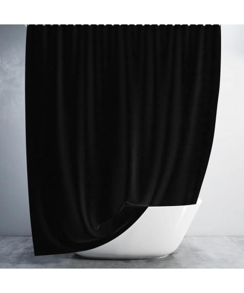 Штора для ванной Tropik Black 240*200 см