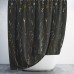 Шторка для ванной из ткани Jackline Black Stone BS2200 под мрамор черный цвет полиестр
