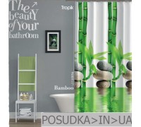 Штора для ванной Tropik Bamboo BS10056 Бамбук тканевая 180*200 см
