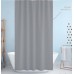 Шторка для ванної з тканини Jackline Colors BS0010 V6A-278 Однотонна сіра поліестр