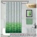 Тканинна шторка для ванної Jackline Drop BS5020-V4 Крапля зелена поліестр