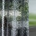Штора силиконовая для ванной широкая 240*200 см серый цвет