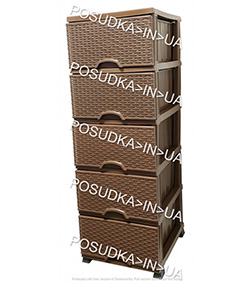 Великий пластиковий комод