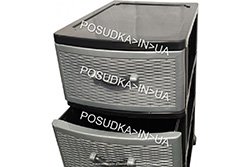 Пластиковый комод для ванной 