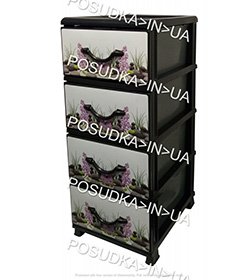 Пластиковий комод для ванної