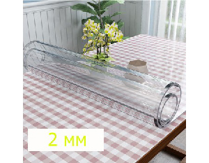 Мягкое стекло ПВХ толщиной 2мм