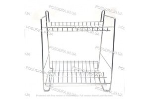 Сушарка для посуду металева