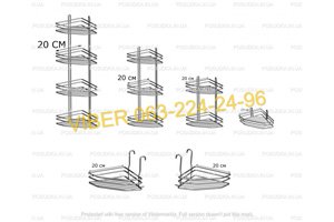 Кутові полиці в лазню