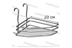 Кутова поличка для лазні